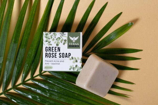 Veraa Green Rose Soap - Image 2